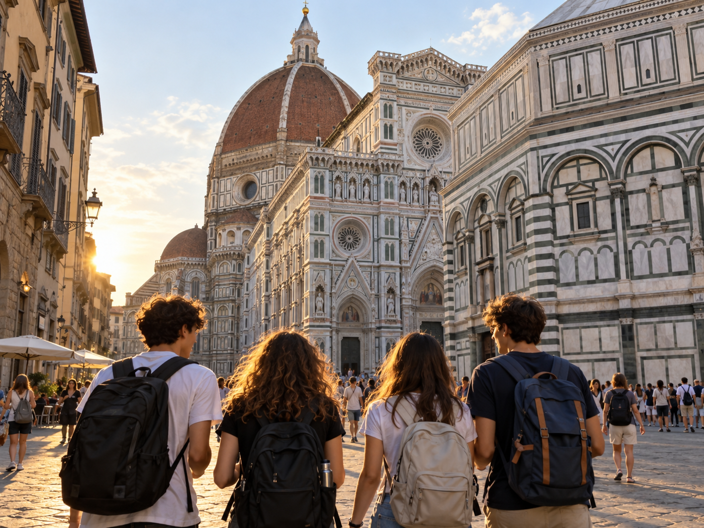 Studenti in gita scolastica a Firenze
